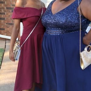 Selling this blue dress with sequins size 26